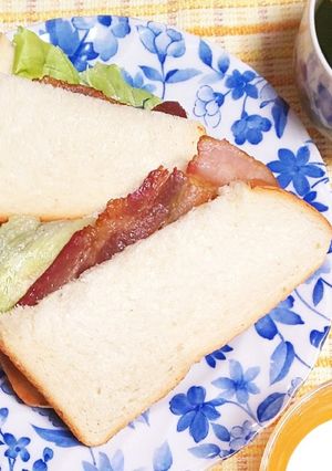 ベーコンサンド-レシピのメイン写真