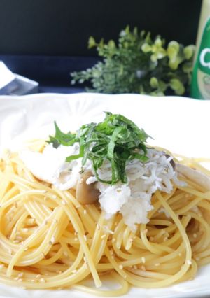レンチンのみ♪シラスのスープパスタ-レシピのメイン写真