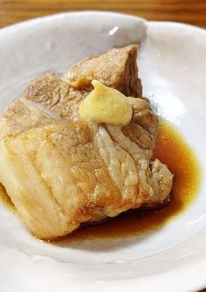 豚ばらブロックで煮豚じゃなくて角煮。-レシピのメイン写真