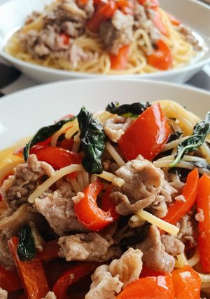美味しい☆ガパオ風パスタ-レシピのメイン写真