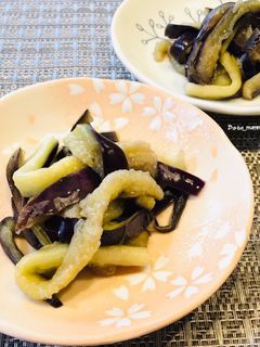 ナスのレンジ蒸しおひたし-レシピのメイン写真