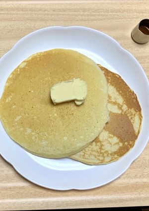 重曹使用！パンケーキ-レシピのメイン写真