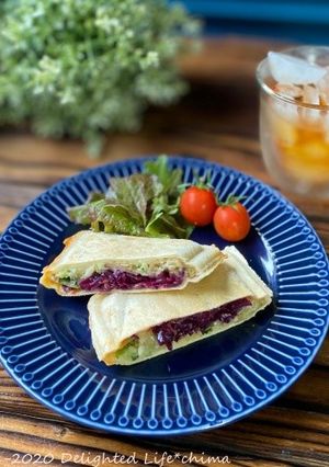 餃子の雪松でホットサンド-レシピのメイン写真