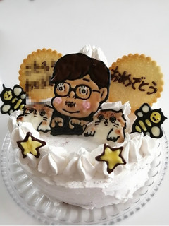 ヒカキン 誕生日キャラケーキ( ^ν^)-レシピのメイン写真