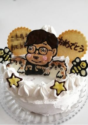 ヒカキン　誕生日キャラケーキ（ ＾ν＾）-レシピのメイン写真