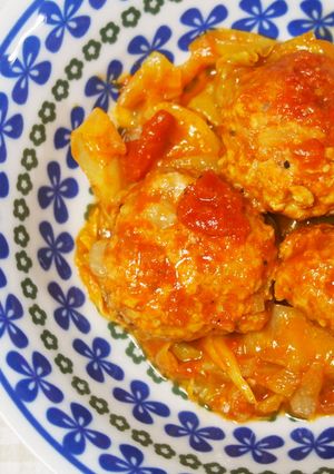 豚ミンチ・キャベツのカレーホールトマト煮-レシピのメイン写真