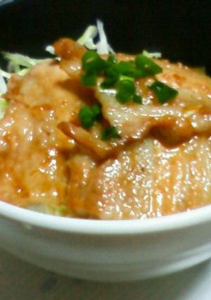 う～んまい♪豚バラ丼-レシピのメイン写真