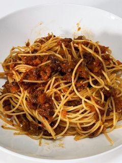 マッスルグリル風「ボロネーゼパスタ」-レシピのメイン写真