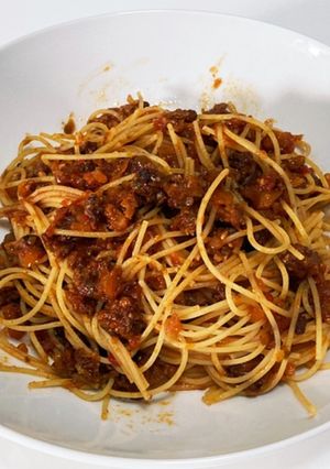 マッスルグリル風「ボロネーゼパスタ」-レシピのメイン写真