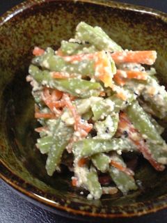 *ささげの白和え*-レシピのメイン写真