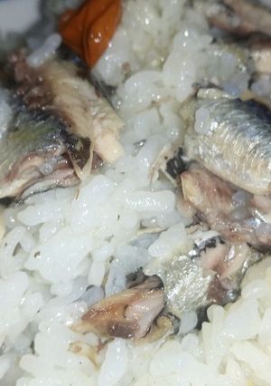 オイルサーディンde炊き込みご飯。(笑)-レシピのメイン写真