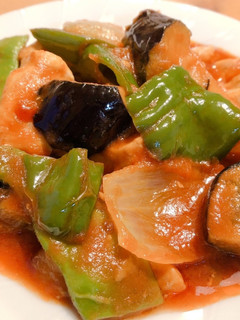 鶏胸肉と夏野菜のトマトソース煮-レシピのメイン写真