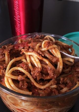 翌日のミートソーススパゲティ☆★☆-レシピのメイン写真