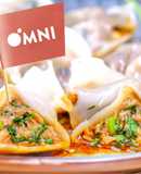 OMNIミンチワンタン ピリ辛ソース添え