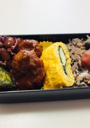 214、定番メニュー弁当♡-レシピのメイン写真