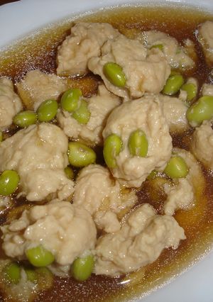 鶏だんごの和風煮★枝豆入り-レシピのメイン写真