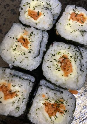 海苔巻きシリーズ！鮭チーズ青じそ風味巻き-レシピのメイン写真