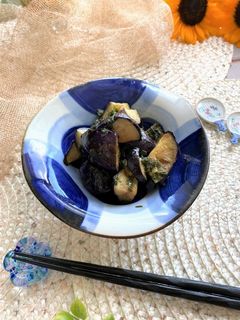 ピリッと山椒風味炒め揚げなすのポン酢和え-レシピのメイン写真