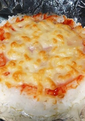 超簡単！ごはんピザ！-レシピのメイン写真