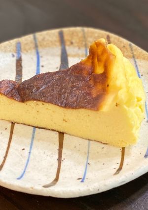 糖質オフ！バスク風チーズケーキ-レシピのメイン写真