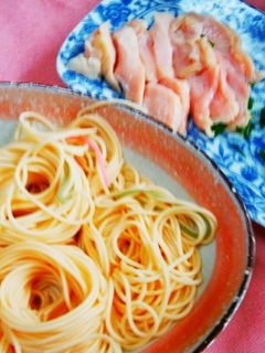 時短♡絶品♡旨し♡の鶏ハムひやむぎ-レシピのメイン写真