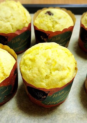 洗い物なし　簡単チョコバナナマフィン-レシピのメイン写真
