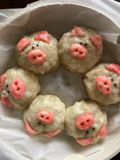 フライパンでぶたさん豚まん-レシピのメイン写真
