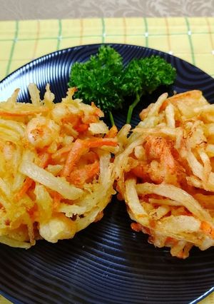 厚い天麩羅屋さんのかき揚げ-レシピのメイン写真
