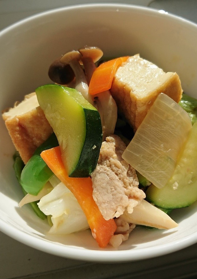 家常豆腐～厚揚げと野菜の炒め煮～-レシピのメイン写真