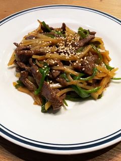 ♡じゃがいもを使って手軽に!青椒肉絲♡-レシピのメイン写真