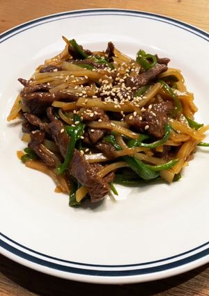 ♡じゃがいもを使って手軽に！青椒肉絲♡-レシピのメイン写真