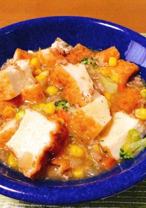 簡単 時短 厚揚げで塩麻婆豆腐-レシピのメイン写真