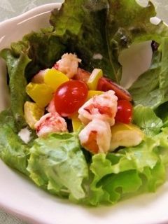 海老のカラフルサラダ(透析食)-レシピのメイン写真
