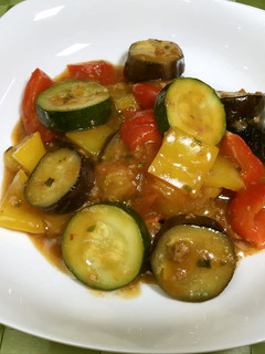 【美人レシピ】夏野菜麻婆-レシピのメイン写真