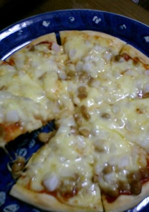 納豆ピザ-レシピのメイン写真