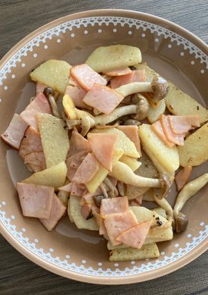 長芋としめじのバター醤油炒め-レシピのメイン写真