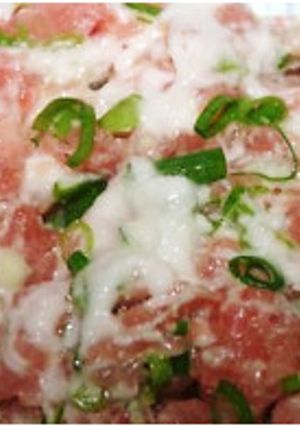 叩きマグロの山かけ-レシピのメイン写真