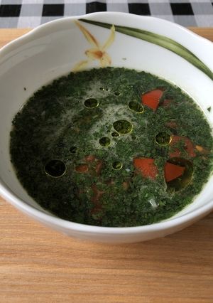 とろっと美味しい!モロヘイヤのスープ-レシピのメイン写真