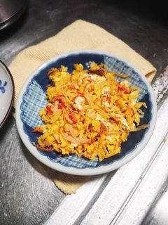 カニ風味かまぼこ卵炒め-レシピのメイン写真