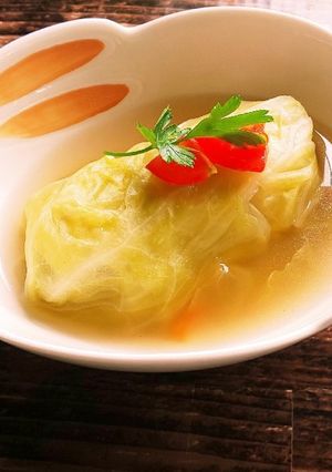 ロールキャベツ (肉なし-レシピのメイン写真