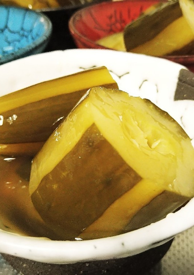 冷やしておいしい！おばけきゅうりの煮物-レシピのメイン写真
