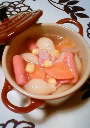 具だくさんコンソメスープ-レシピのメイン写真