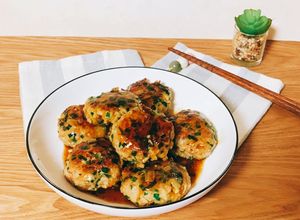 簡単☆豚ひき肉とニラのつくねバーグ☆-レシピのメイン写真
