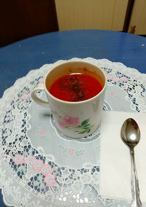 エアコンで冷えた身体に温かいガスパチョ？-レシピのメイン写真