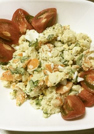 ご飯のおかずになるスパイシーポテサラ-レシピのメイン写真