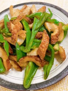 ピーマン消費!簡単ちくわの醤油炒め♡-レシピのメイン写真