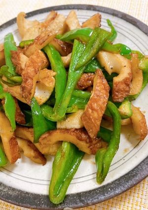 ピーマン消費！簡単ちくわの醤油炒め♡-レシピのメイン写真