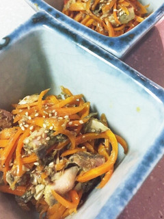 ふたりご飯 鯖缶にんじん-レシピのメイン写真