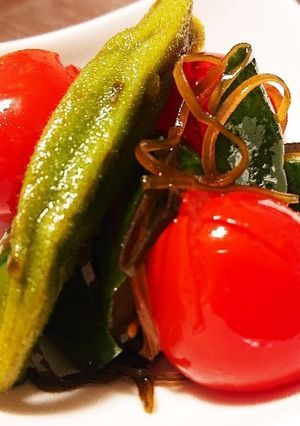 野菜のお酢塩こぶ漬け-レシピのメイン写真