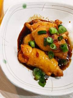 塩麹とキムチの鶏皮餃子の照り焼き✩.*˚-レシピのメイン写真